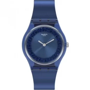 Ladies Swatch Sideral Blue Watch