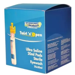 Astroplast Saline Eyewash Pods Twist & Open Refill Ref 2405095 [Pack 25]