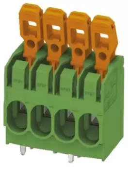 Phoenix Contact Plh 5/ 6-7,5-Zf Terminal Block, Wire To Brd, 6Pos, 10Awg