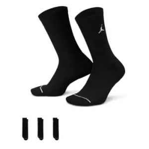 Air Jordan Everyday Crew Socks (3 pairs) - Black