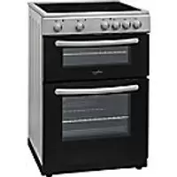 Statesman Double Oven EDC60S Electric Cooker Stainless Steel Silver