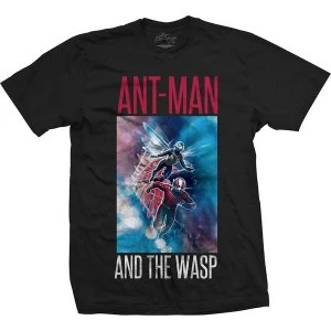 Marvel Comics - Ant Man & The Wasp Action Block Unisex Medium T-Shirt - Black