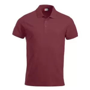 Clique Mens Classic Lincoln Polo Shirt (S) (Burgundy)