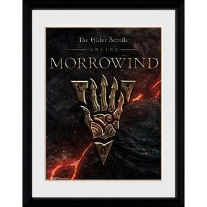 Elder Scrolls Online Morrowind Logo Framed Collector Print
