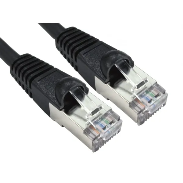 Cables Direct 0.25m CAT6A Patch Cable (Black)