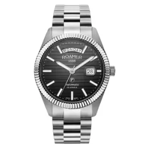 Roamer 981666 41 85 50 Daydate II Automatic Steel Bracelet Wristwatch