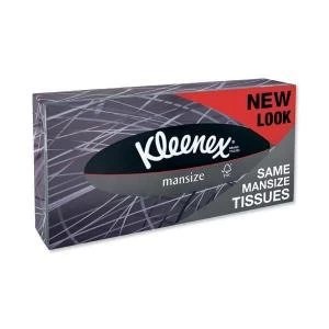 Kleenex For Him Facial Tissues Box 2 Ply 100 Sheets White 1103023