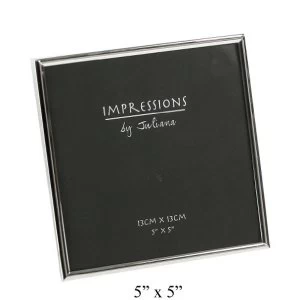 5" x 5" - Impressions Thin Silver Plated Photo Frame