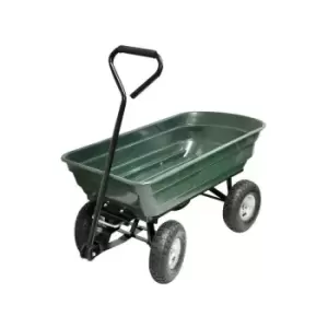 75 Litre Tipping Garden Dump Cart / Truck Trolley / Wheelbarrow
