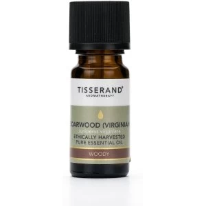 Tisserand Aromatherapy Cedarwood Virginian Ethically Harvested Essential Oil 9ml