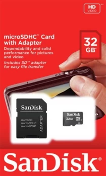 SanDisk 32GB Micro SDHC Memory Card