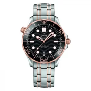 Omega Seamaster Diver Mens Two Colour Bracelet Watch