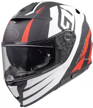 Premier Devil GT 92 BM Helmet, black-white-red, Size 2XL, black-white-red, Size 2XL