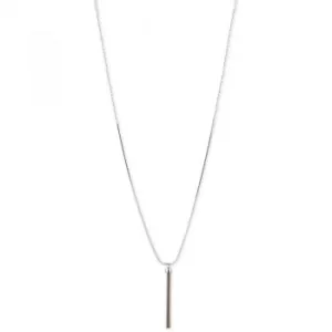 Ladies Nine West Silver Plated Swing Along 36" Necklace