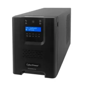 CyberPower PR1000ELCD - 1 kVA - 900 W - 47/63 Hz - 230 V - C14 coupler - 8 AC outlet(s)
