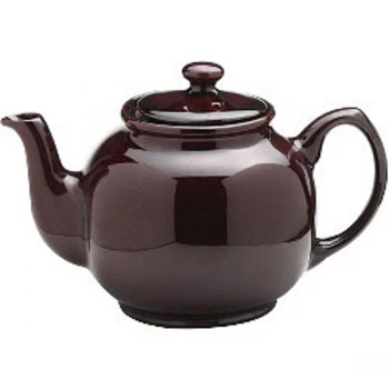 Price & Kensington Rockingham Brown Gloss Teapot 1500ml (10 Cup)