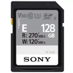 Sony E Series 128GB UHS-II 270MB/Sec SDXC Card