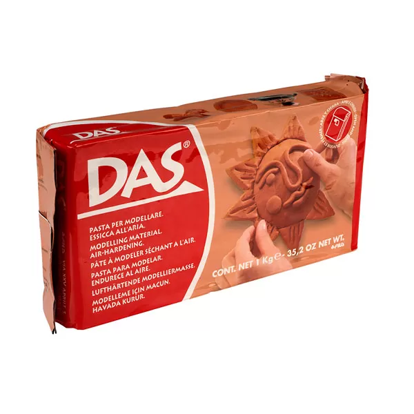 DAS Air Drying Clay 1kg, Terracotta