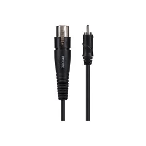 ProSound XLR Female to Phono Male Adapter Cable