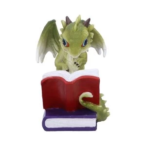 Dragon Stories Green Dragon Reading Figurine