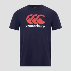 Canterbury Junior Logo T-Shirt Navy 10 Years