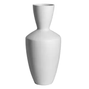 45cm White Stone Vase