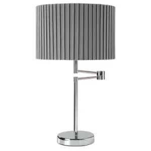 Village At Home The Lighting and Interiors Group Fenella Table Lamp - Chrome