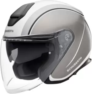 Schuberth M1 Pro Outline Jet Helmet, grey, Size L, grey, Size L