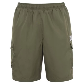 Lonsdale Cargo Shorts Mens - Green