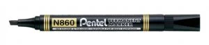 Pentel N860 Chisel Permanent Marker BK PK12