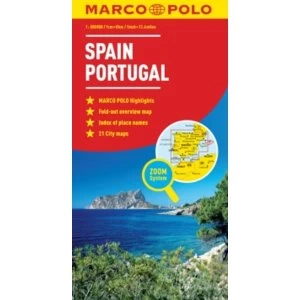 Spain & Portugal Map by Marco Polo (Sheet map, folded, 2011)