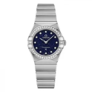 Omega Constellation Diamonds Stainless Steel Bracelet Watch