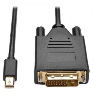 Tripp Lite Mini DisplayPort 1.2 to DVI Adapter Cable Active 3ft
