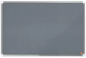 Nobo Premium Plus Grey Felt Notice Board 900x600mm