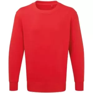 Anthem Unisex Adult Organic Sweatshirt (L) (Red)