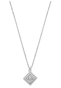 ChloBo GCDC23351 Sterling Silver Diamond Cut Chain With Moon Jewellery