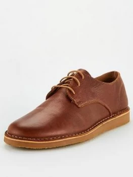 Office Carl Leather Lace Up Shoes - Brown