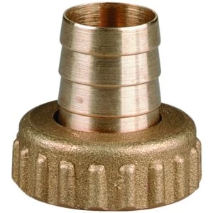 Wickes Brass Union Garden Hose Tap Nut and Tail