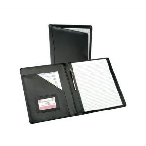 Elite A4 Executive Conference Folder Genuine Leather Capacity 30mm