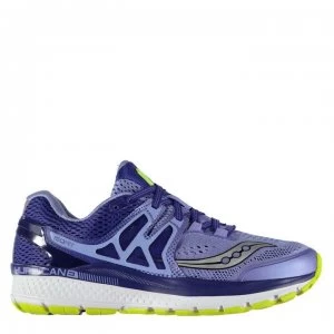 Saucony Hurricane 3 Ladies Running Shoes - Purple/Navy