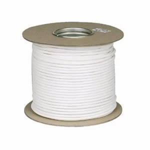 Zexum 0.5mm 4 Core PVC Flex Cable White Round 2184Y - 100 Meter