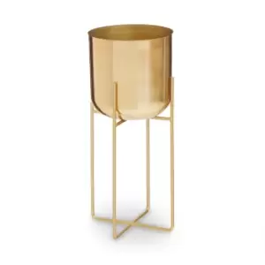 35cm Gold Plant Stand