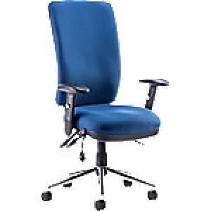 dynamic Ergonomic Office Chair Support High Back Fabric Blue