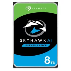 Seagate SkyHawk AI 8TB 3.5 Surveillance SATA Hard Disk Drive ST8000VE001