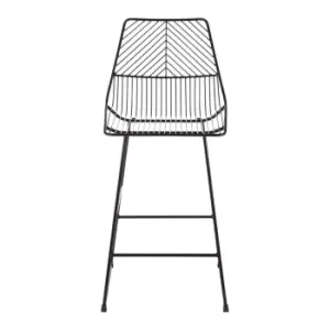 Olivia's Soft Industrial Collection - Distance Wire Tapered Wire Chair in Black
