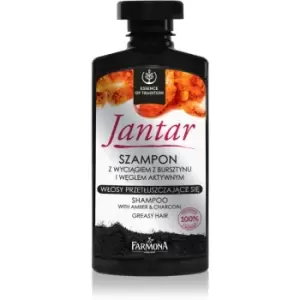 Farmona Jantar Shampoo with Activated Charcoal For Oily Hair 330ml