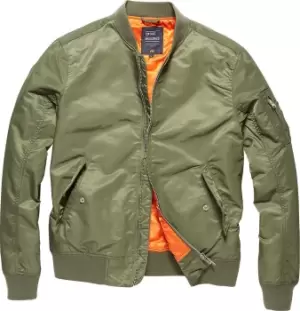 Vintage Industries Welder MA1 Jacket, green, Size L, green, Size L