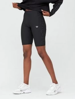 adidas Originals Fakten Cycling Shorts - Black, Size 22, Women