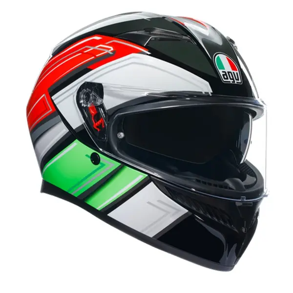 AGV K3 E2206 MPLK Wing Black Italy 007 Full Face Helmet Size 2XL