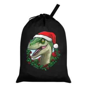 Grindstore Festive Rex Christmas Santa Sack (One Size) (Black)